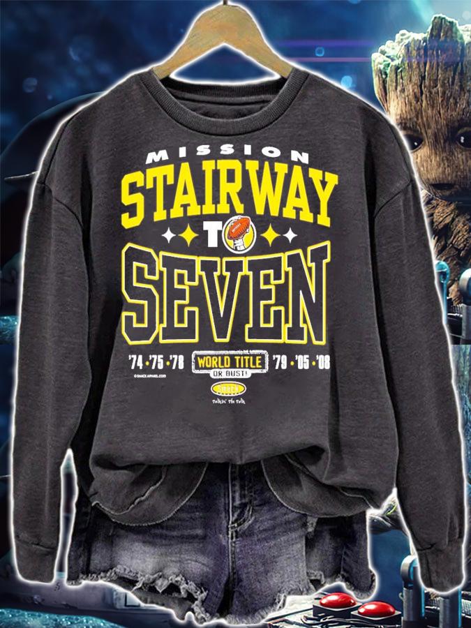 Mission stairway Seven World Title shirt