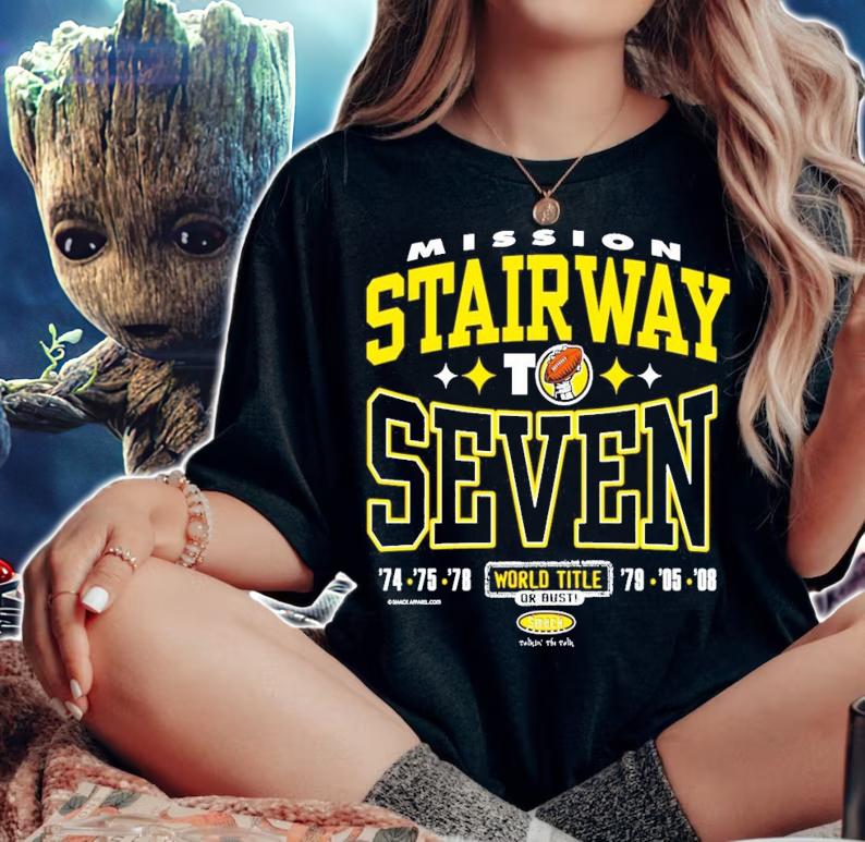 Mission stairway Seven World Title shirt
