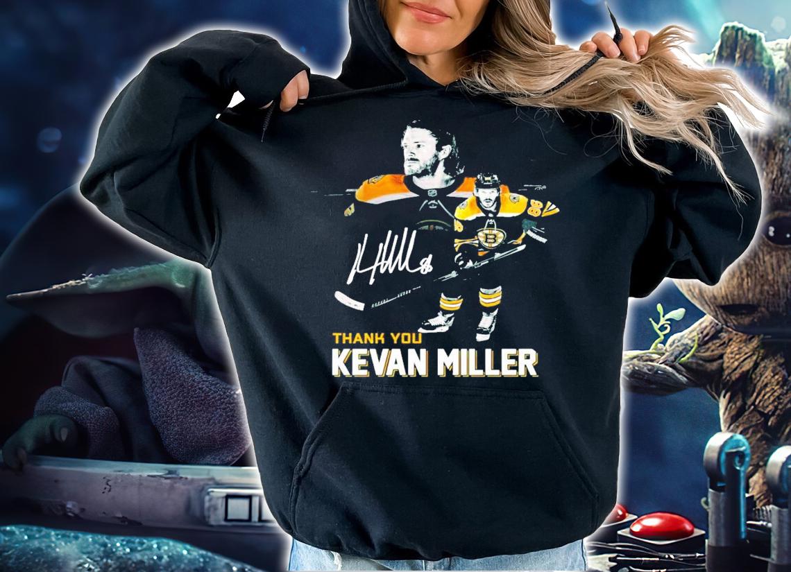 Thank you Kevan Miller hockey signature shirt hoodie