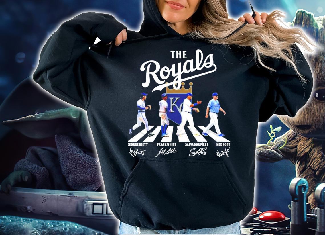 The Kansas City Royal Abbey Road signatures shirt hoodie