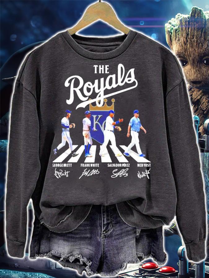 The Kansas City Royal Abbey Road signatures shirt sweatshirt