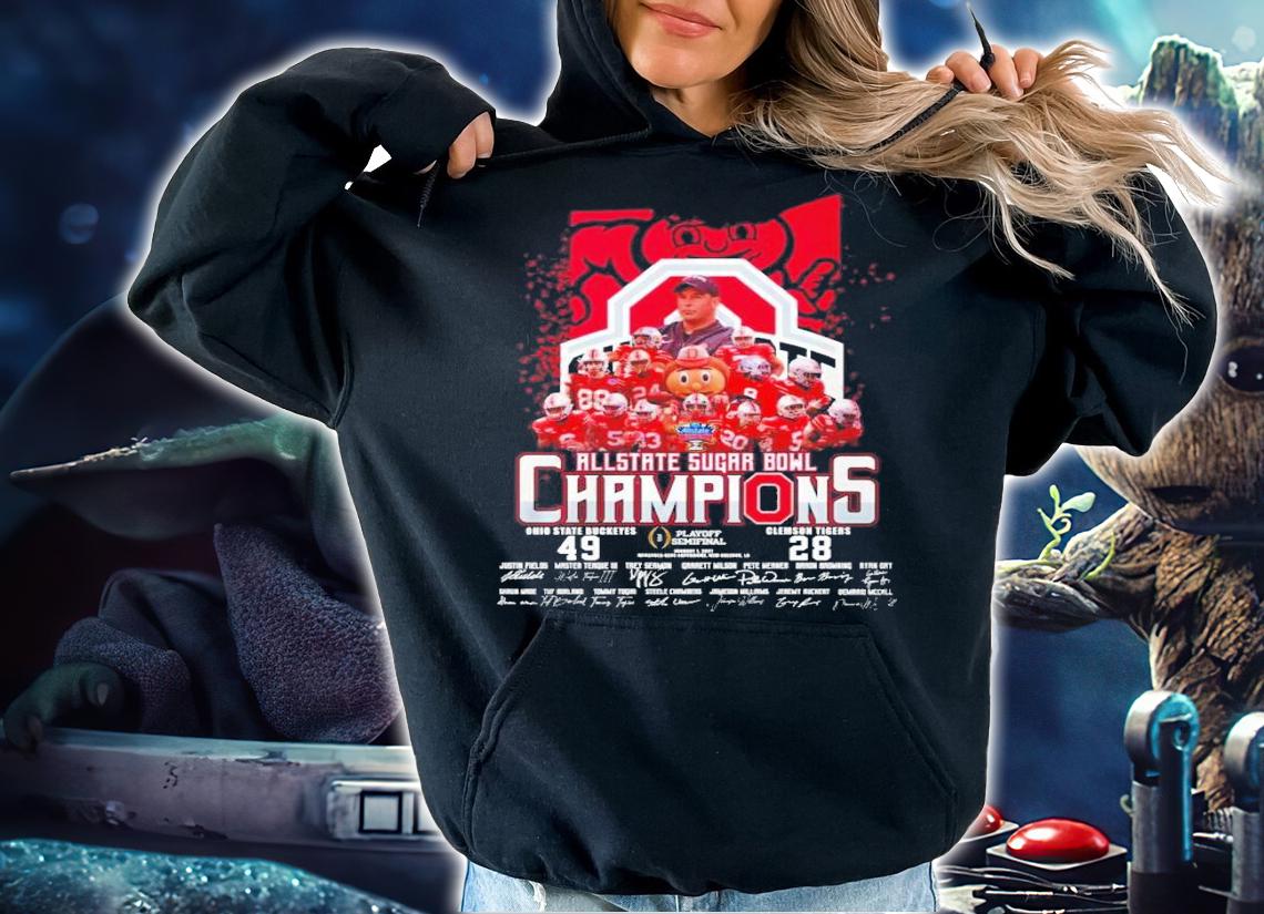 Allstate Sugar Bowl Champions Ohio State Buckeyes 49 28 Clemson Tigers shirt