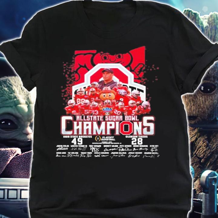 Allstate Sugar Bowl Champions Ohio State Buckeyes 49 28 Clemson Tigers shirt
