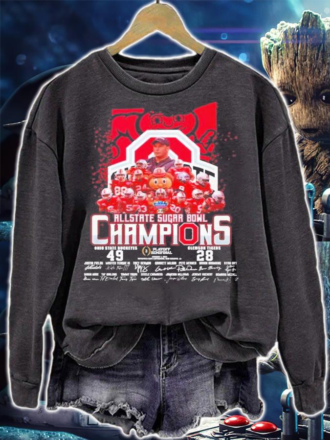 Allstate Sugar Bowl Champions Ohio State Buckeyes 49 28 Clemson Tigers shirt