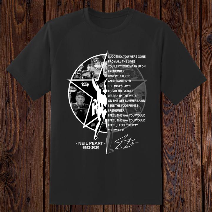 Iconic Rush Neil Peart Legend 1952-2020 T-Shirt