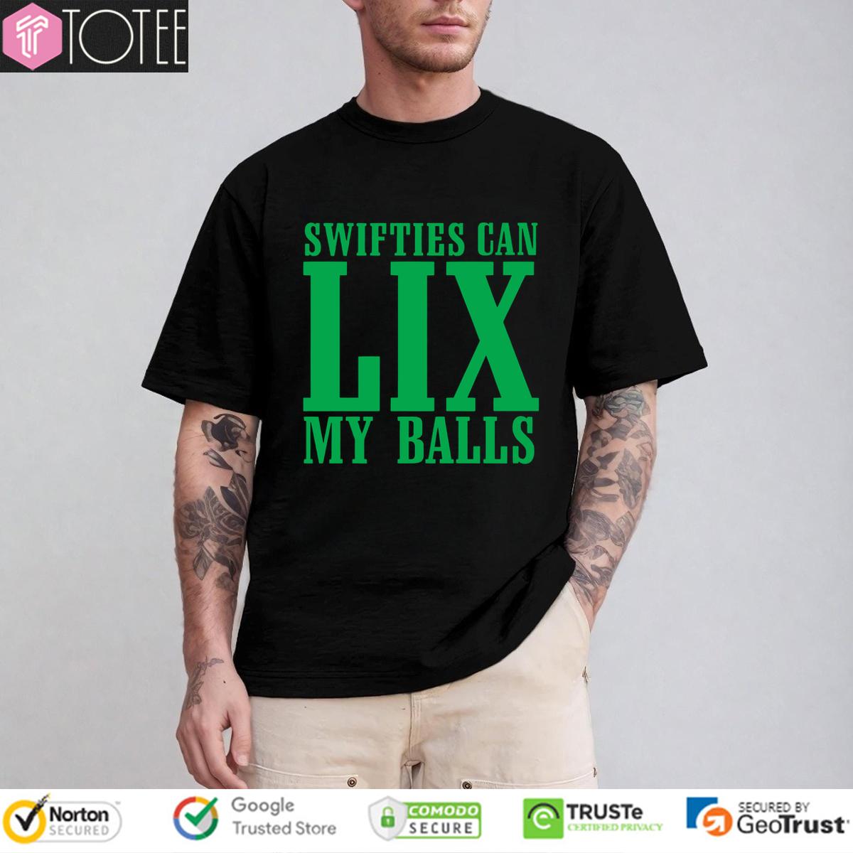 Cj Gardner Johnson Swifties Can Lix My Balls Philadelphia Eagles Shirt