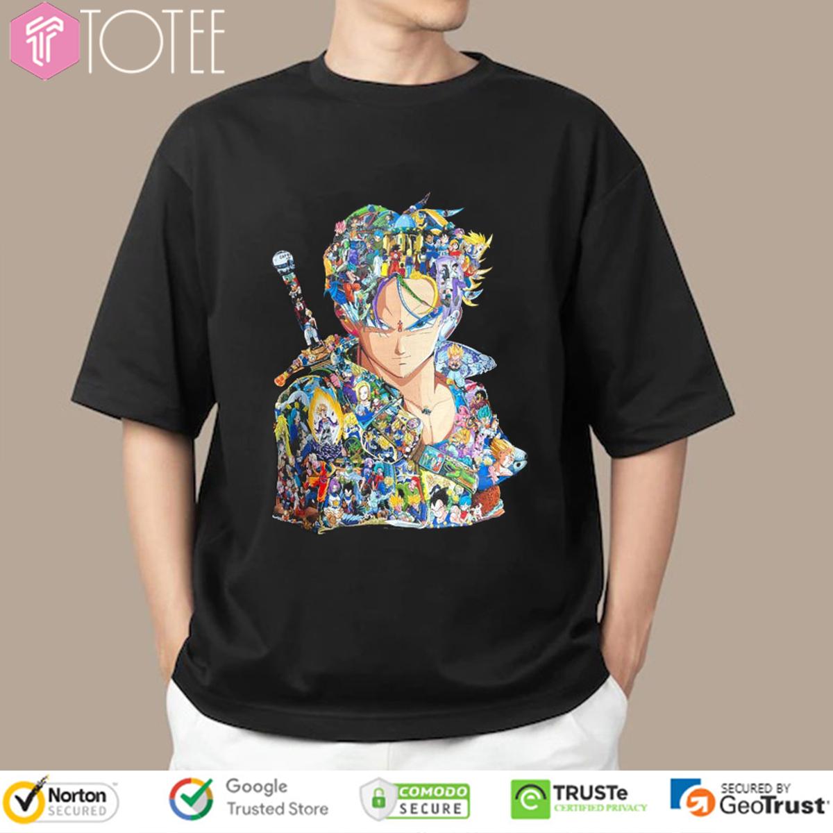 All Characters Inside Trunks Dragon Ball T-Shirt