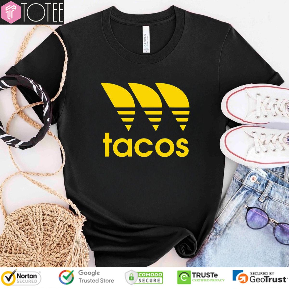 Tacos Parody Adidas Logo T-Shirt