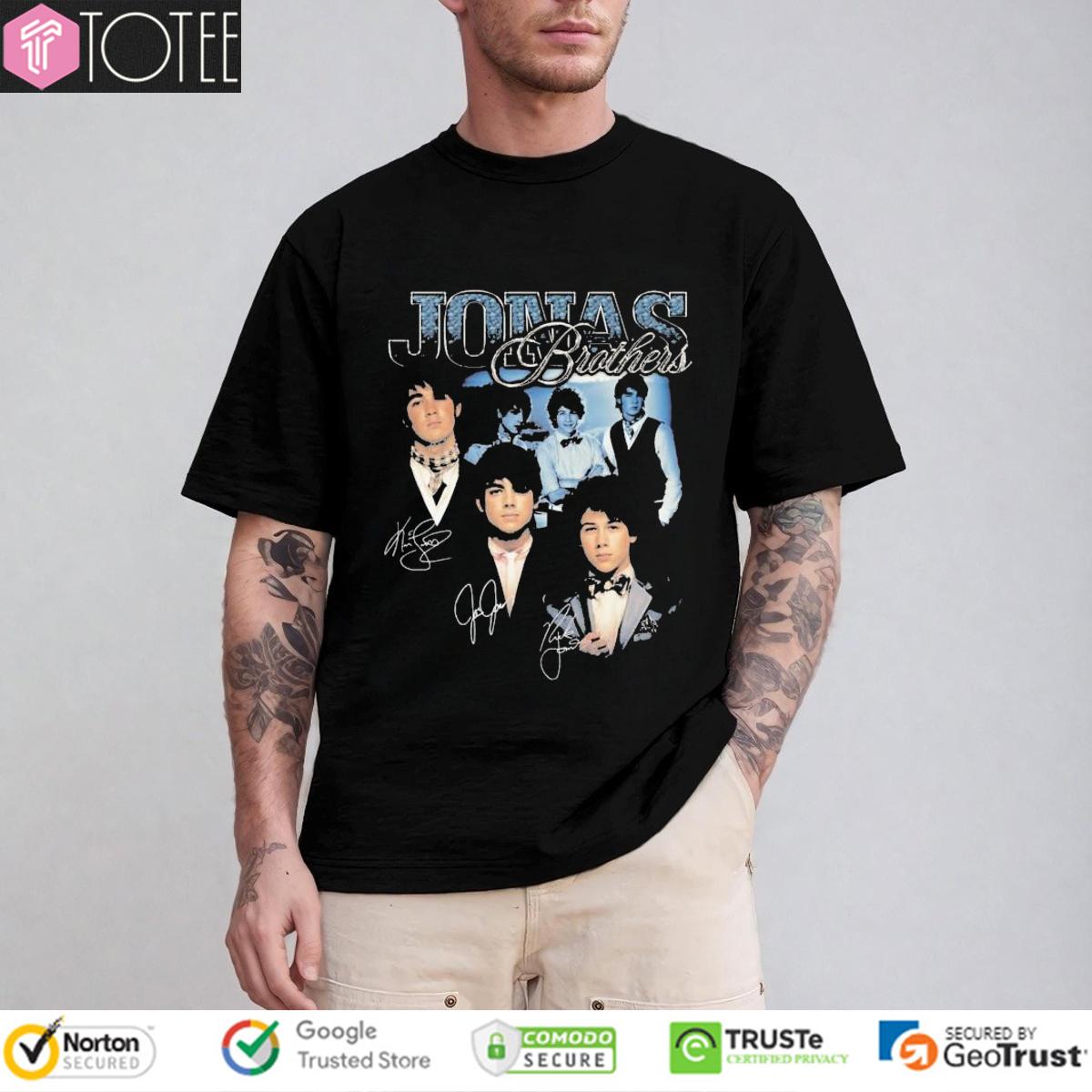 Jonas Brothers Pop Band Jonascon Signature Shirt