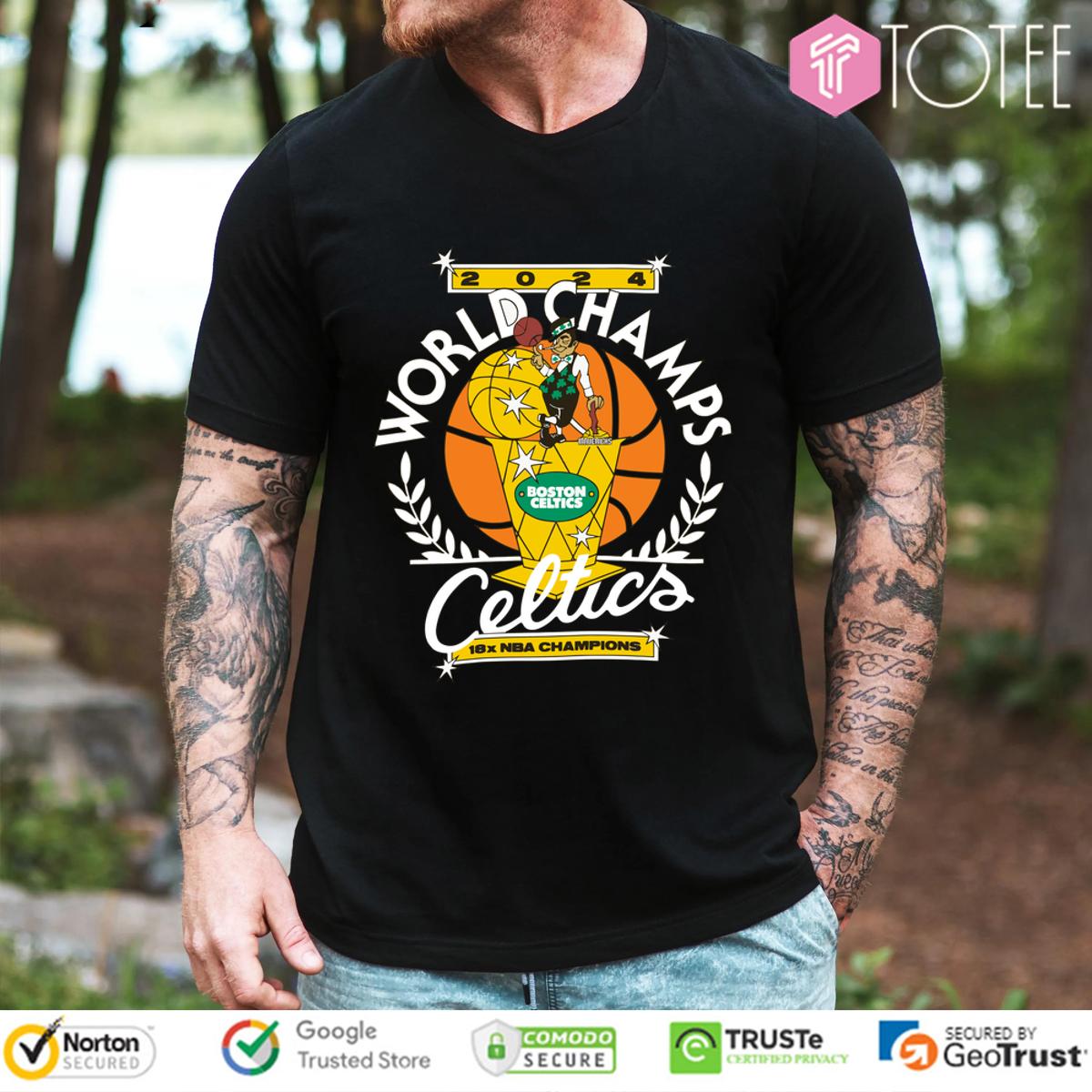 Boston Celtics 2024 World Champs 18X Nba Champions Shirt