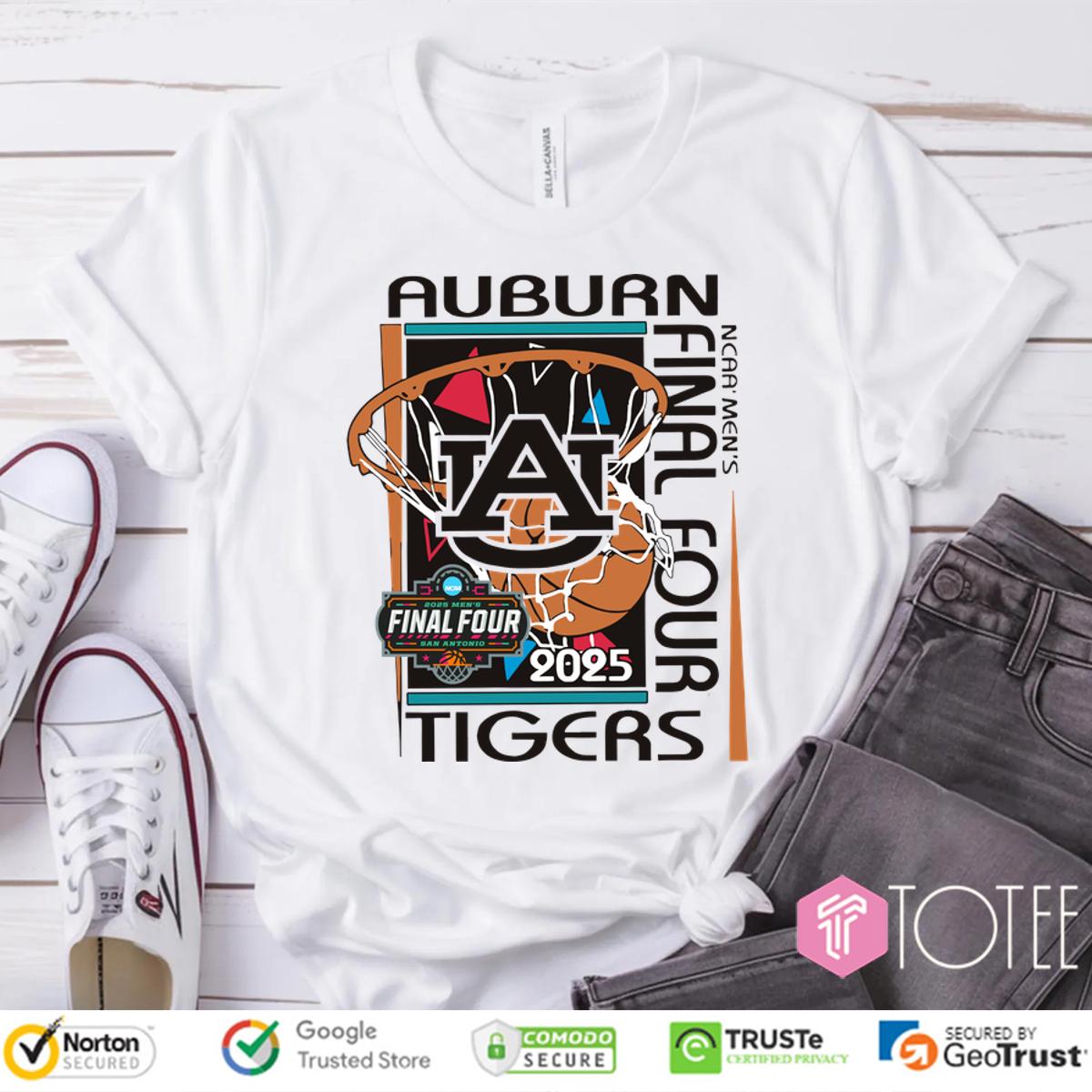 Auburn Basketball 2025 Mens Final Four Retro Shirt 