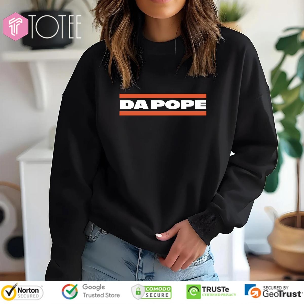 Da Pope Chicago Bears Chicago Pope Leo Xiv sweatshirt