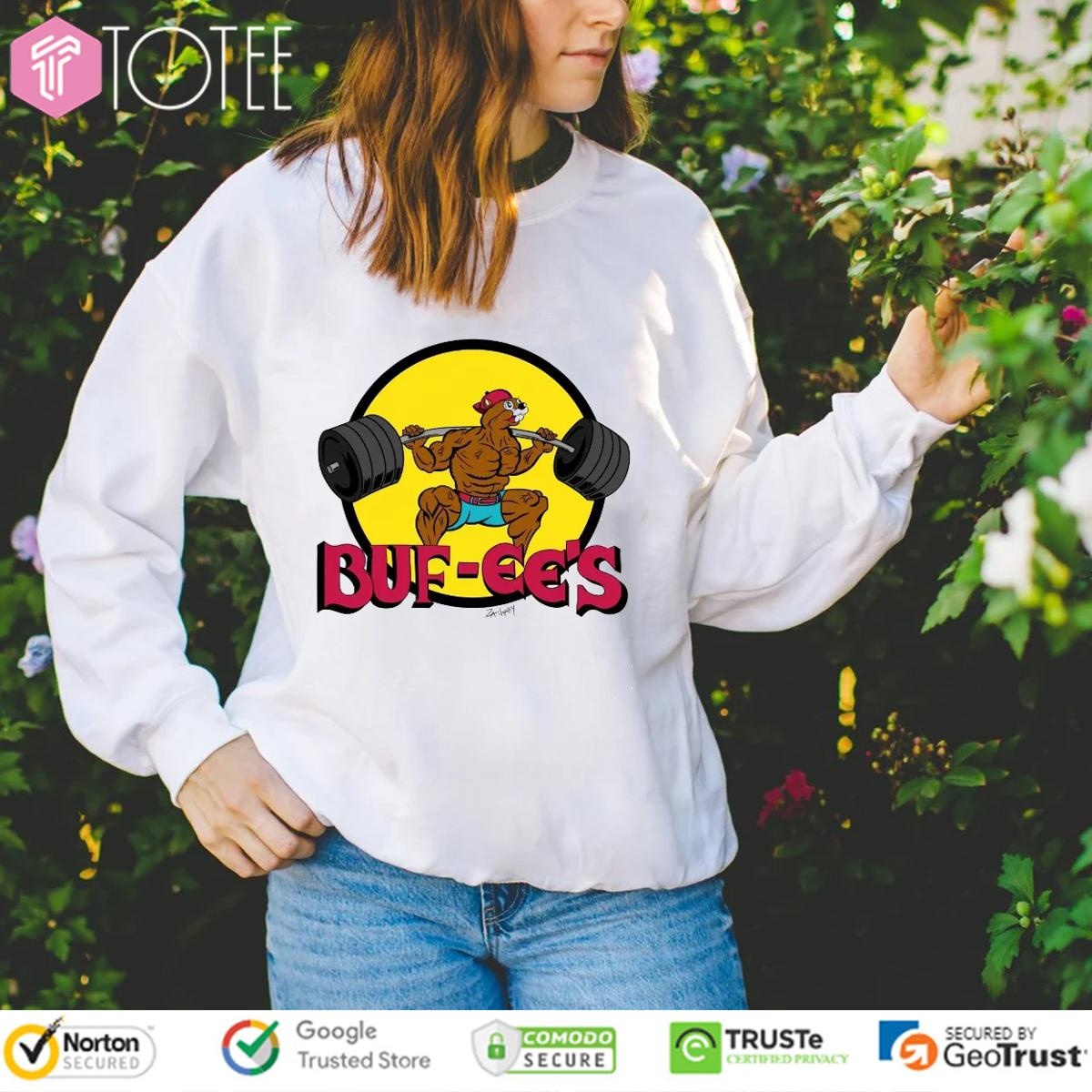 Buf-Ees Parody Buc-Ees Weightlifting sweatshirt